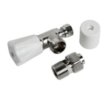 Primaflow 8mm Microbore Pressurised Radiator Valve Bar - Micro Plated