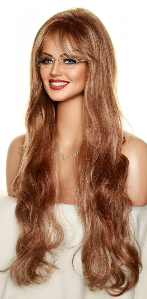 Wavy Cher | 530 | Pelucas WigPro | Colección Sintética | GORRA GRANDE | Color 27.613 Foto 2 de 4