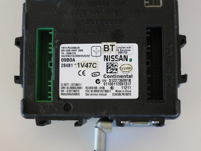 12 Nissan Murano 284B1-1V47C BCM BCU Body Control Unit