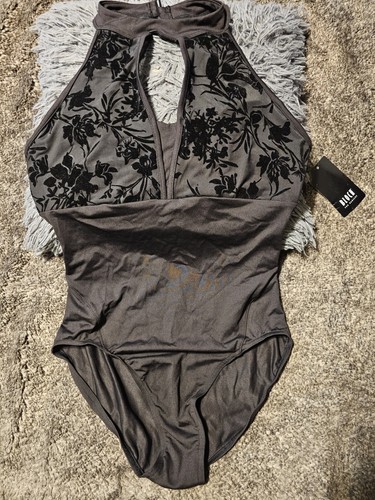 Maillot De Bain Une Pièce DREAMSTATE Noir - Col Haut, Dos Nu Keyhole, Rembourré, Taille XS Ou S, Neuf Avec étiquettes
