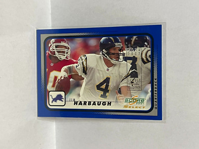 2001 Score Select ''Sun-Times Collection'' stamped #d/5 - JIM HARBAUGH