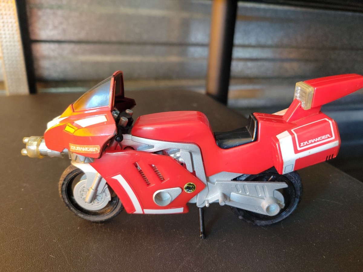 Zyuranger Bike Red Diecast Bandai Mighty Morphin Power Rangers