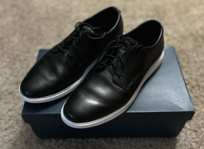 Cole Haan Grand Plus Essex Wedge Oxford Mens 11.5 Black Leather Shoes C28729