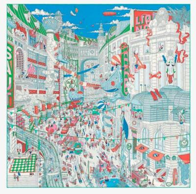 Ugo Gattoni Le Grand Prix Du Faubourg Hermes Hermes Scarf 