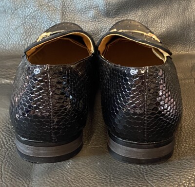 JITAI Mens Lindford Moc Toe Bit Slip-on Penny Loafer Sz 12  display picture 1
