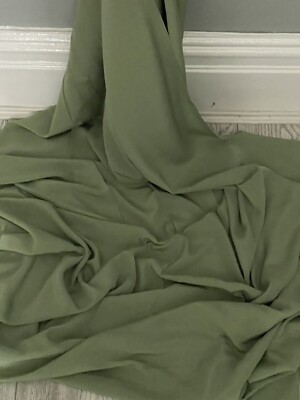 sage green dress fabric New Shiny Sage Green Charmeuse Stretch Satin Fabric