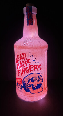 Dead Mans Fingers Raspberry Rum Creme Flaschenlampe Nachtlicht Stimmungslampe
