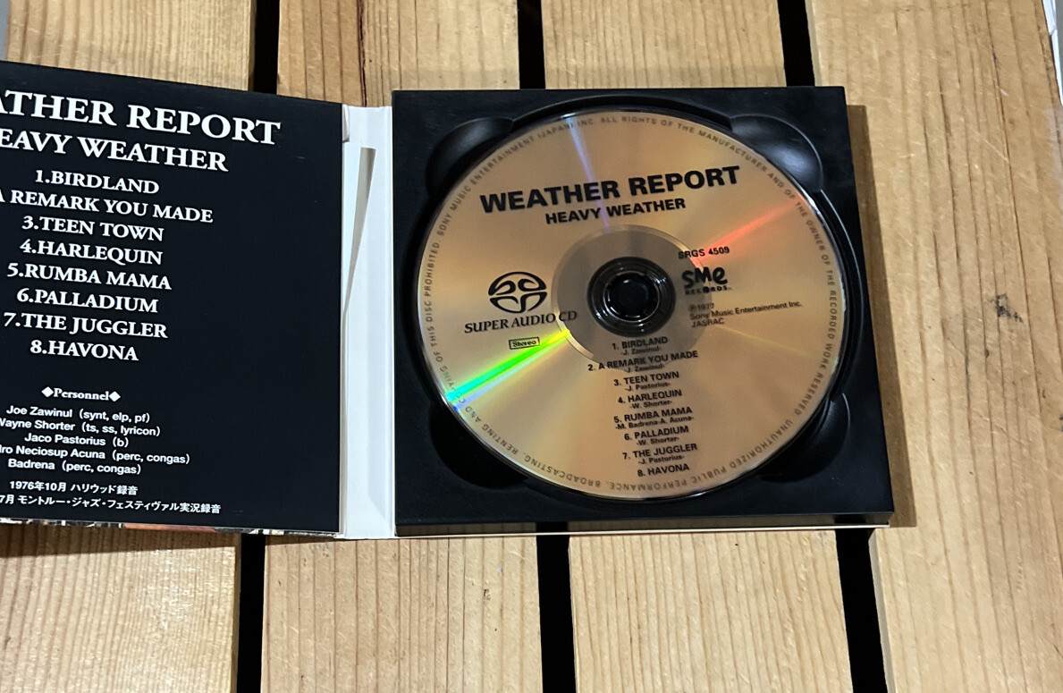 ⭐️最終 WEATHER REPORT AUDIO FIDELITY SACD Weather Report Heavy Weather SACD Super Audio CD RARE Japan | eBay