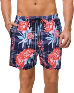 COOFANDY Men's Swim Trunks Quick Dry Beach Floral Shorts with Mesh Liner | eBay