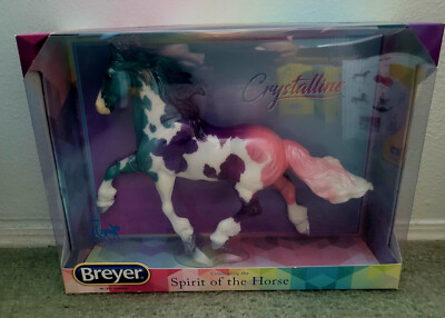 BREYER DECORATOR HORSE CRYSTALLINE GLOSSY RAINBOW GOFFERT MOLD NO. 1835 NIB