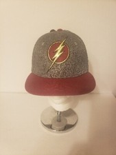 DC Comics Originals The Flash Logo Embroidered Snapback Hat Cap NEW 