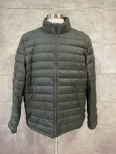 Weatherproof Men's Full Zip Puffer Jacket Green
