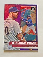 ⚾ 2022 Panini Donruss Baseball Blue Foil Base Card Parallel #18 Pete ALONSO DK ⚾