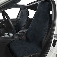 Black Soft Sweat Towel Seat Car Cover Water Sports Yoga Gym Swimming Beach