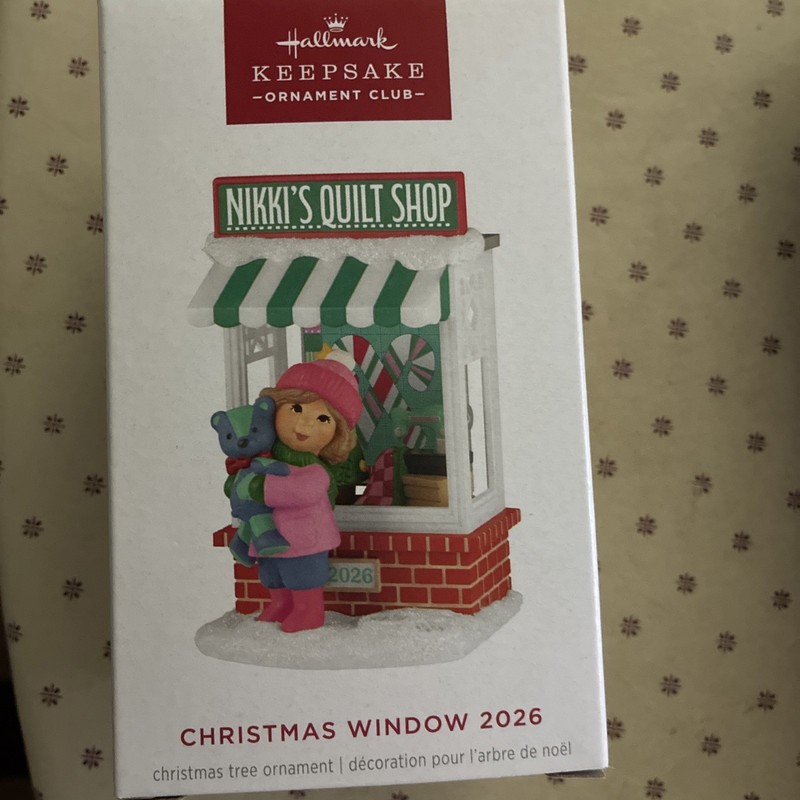 Hallmark 2026 Keepsake  Koc Christmas Window 2026 Ornament NEW