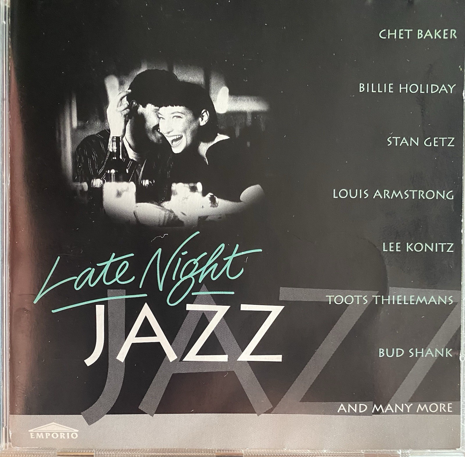 Late Night Jazz CD 14 Tracks Stan Getz Chet Baker Lee Konitz -Billie/Toots/Louis