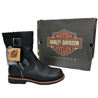 Harley-Davidson Men's Barkston Black Engineer Motorcycle Boots