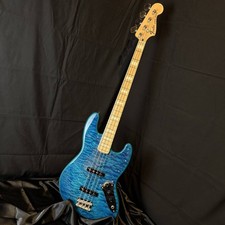 Bajo Jazz Fender FSR Hecho en Japón Tradicional Años 70 Azul Carribiano Trans Usado