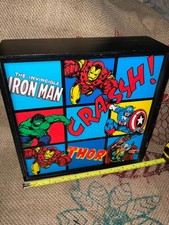 Marvel Avengers light box childs night light bedroom 25x25x8cm