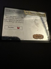 Wizards Prof. Minerva McGonagall Character Card Holo 21/80 Harry Potter TCG 2001
