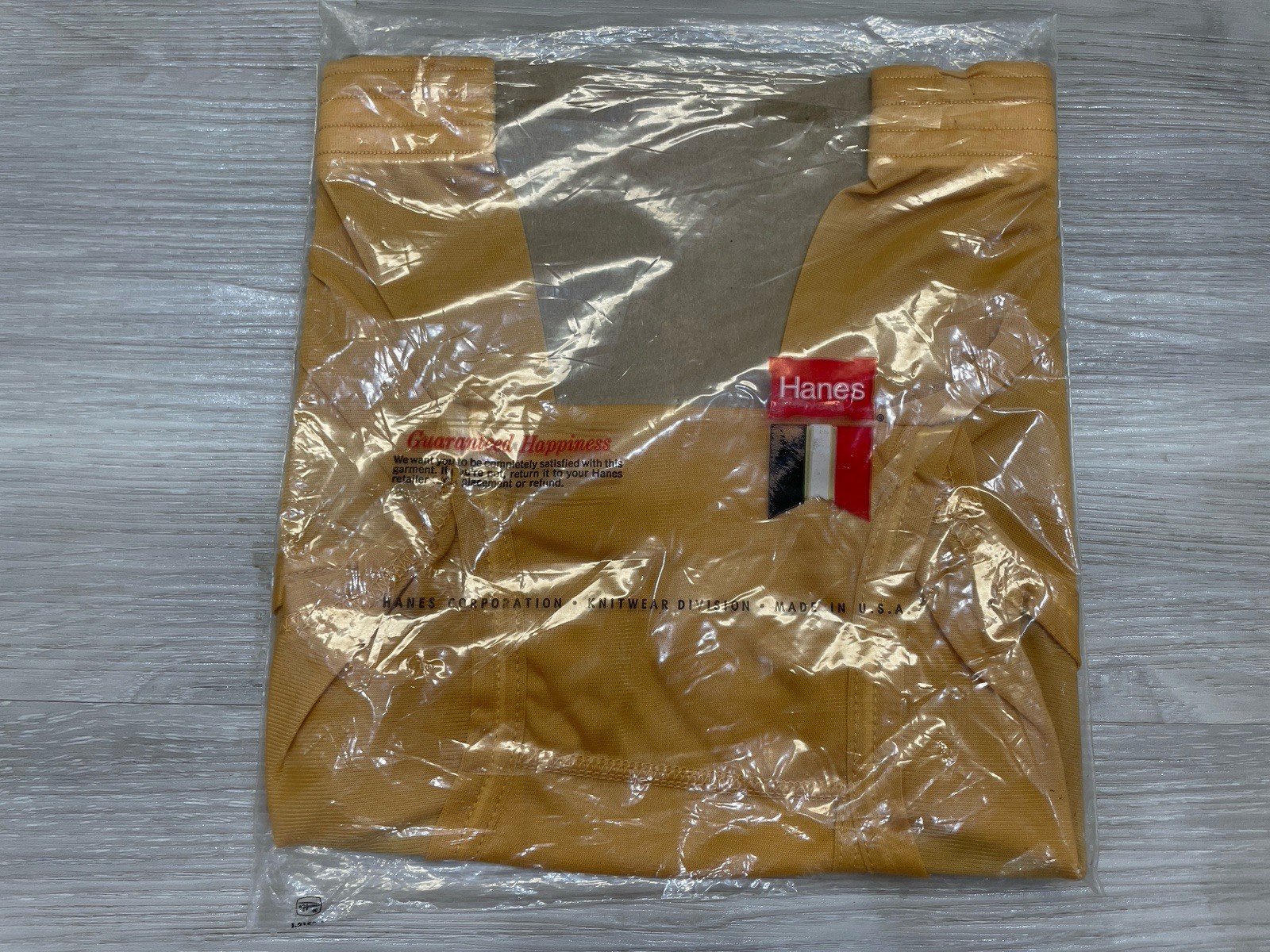 VINTAGE HANES BRIEFS UNDERWEAR made in USA Sz 34 - 100percent Nylon Tricot- See Photos image 4