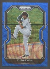 2021 Panini Prizm Baseball Blue Wave #142 Yu Darvish 15/60