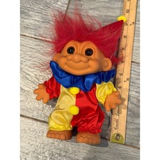 Russ Berrie Clown Troll Doll Jester Vintage Toy 18334 Plush Collectible NWOT