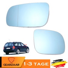 Vetro Specchio Retrovisore Sinistro + Destro Riscaldabile per Vw Golf 4 Passat 3 Bora