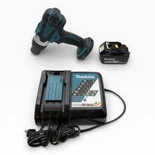 Makita XPH03 18V Cordless Hammer Driver Drill W 5.0amp Battery, Charger