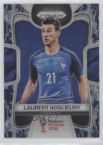 Laurent Koscielny [Camo Prizm] #81 2018 Panini Prizm World Cup card