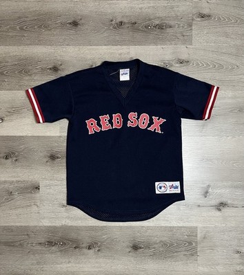 Vintage Majestic Boston Red Sox Jersey Youth Sz L Made In USA MLB