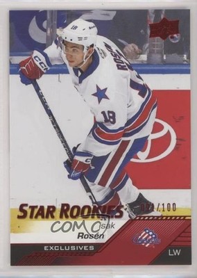 2022-23 Upper Deck AHL Star Rookies Exclusives 91/100 Isak Rosen #118 0y9w