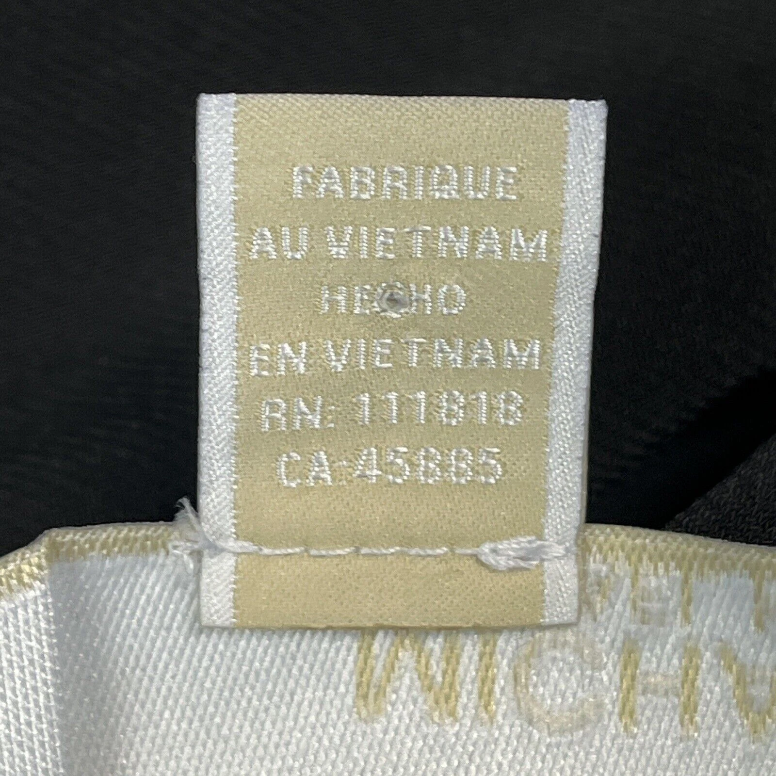 Abito Michael Kors donna XS chiffon maniche carriera cocktail LBD nero