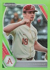 2021 Panini Prizm Draft Picks - Lael Lockhart Jr. #PDP213 Lime Green Prizm...