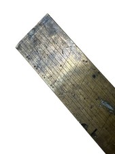 Antique Brass Graduated Calculation Plate Ruler Measuring Instrument circa 1800
