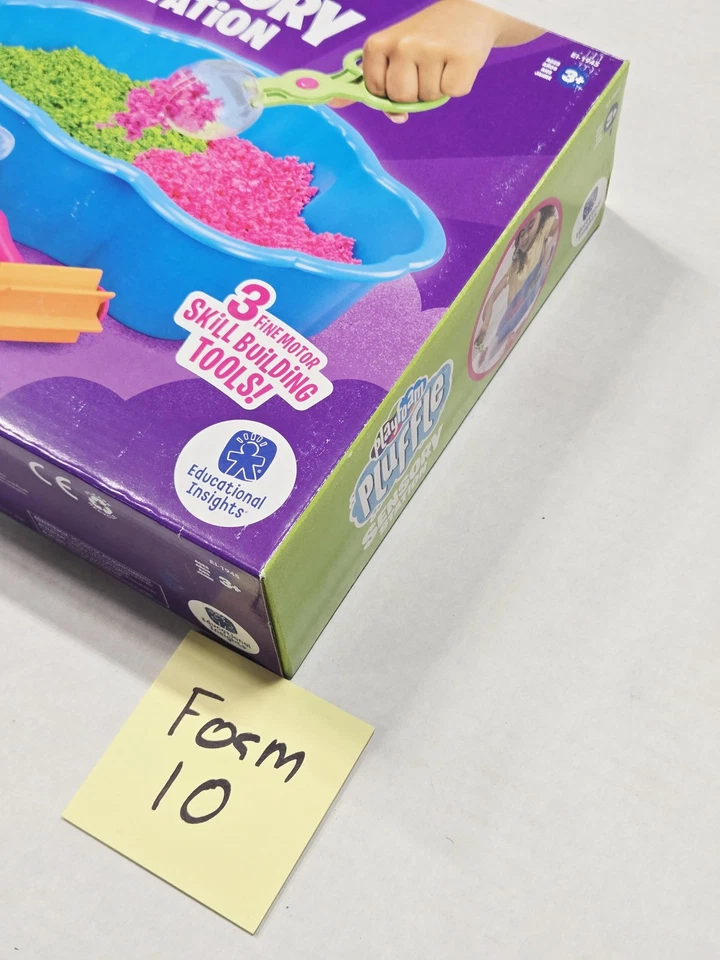 Juego de estación sensorial Playfoam Pluffle herramientas de motor fino juguete STEM Pre-K niños aprendizaje Foto 2 de 4