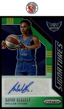 2020 Panini Prizm WNBA #SG-SSB Satou Sabally Green Auto