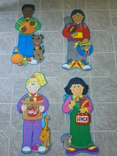 Vintage Carson Dellosa Fall Kids Bulletin Boa...