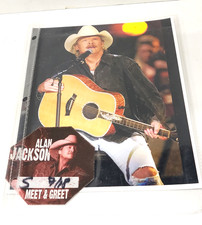 Alan Jackson Meet and Greet Photo and Pass Great Condition