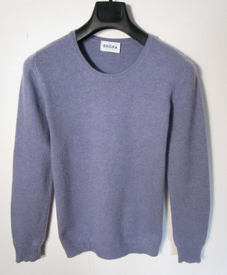 BRORA 8 100% CASHMERE LAVENDER LILAC JUMPER