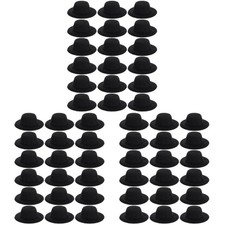 3 PCS Mini Top Hat Snowman Hats for Crafts Very Dolls