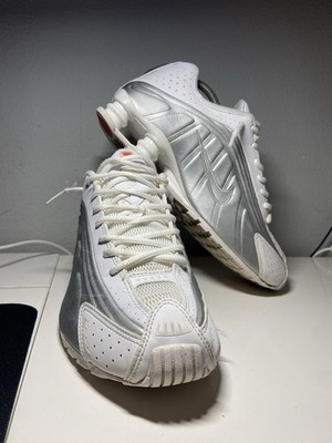 Nike Shox R4 Sneaker Herren Weiß Silber