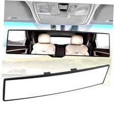 Broadway Rear view Mirror Wide Angle Panoramic Anti Glare Blindspot 300mm-White