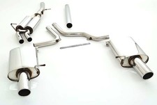 Friedrich Motorsport 70mm Auspuff Sportauspuff Duplexanlage für Audi A4 B7 (8EC/