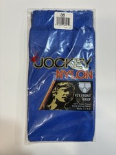 New Vintage Jockey Men's 100 Nylon Fly Front Y Brief Underwear 36" 1031