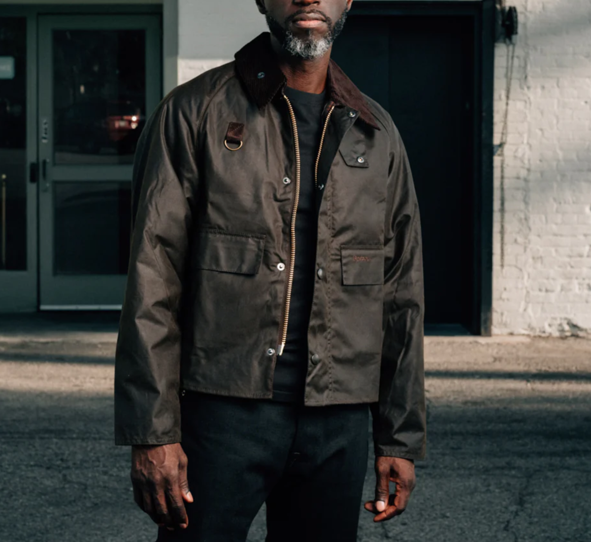 Olive ~ Barbour Spey Waxed Jacket MSRP$465 British Heritage | eBay