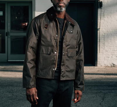 Barbour スペイ　カーキ　ブラウン　 ジャケット Olive ~ Barbour Spey Waxed Jacket MSRP$465 British Heritage | eBay