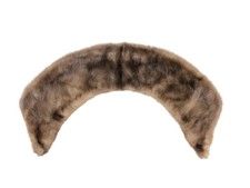 Vintage 50s 60s Dark Brown Mink Fur Women's Coat Collar by Annis GORGEOUS