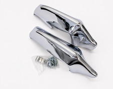 1963 Chevrolet Impala Bel Air Biscayne Rear Bumper Guards Pair W Brackets