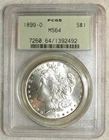 1899 O Morgan Silver Dollar PCGS MS64 NEAR GEM IN ORIGINAL GREEN HOLDER $1 Coin!